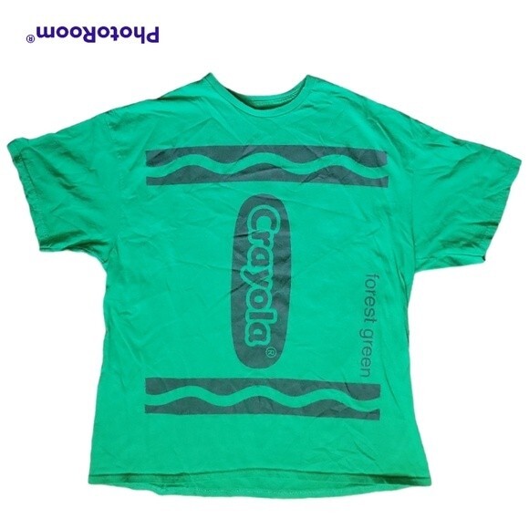 Forrest Green Crayon Tee - 2XL - Picture 2 of 7